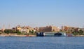 luxor town from the nil river