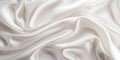 Luxuriate in the elegance of a white silk fabric texture background. Concept Fabric Textures, Royalty Free Stock Photo
