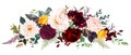 Luxurios autumn vector design banner bouquet Royalty Free Stock Photo