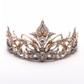 Luxurious Antique Tiara With Thorns - Inspired By Kings Royalty Free Stock Photo