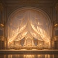 Luxurious Ballroom Awaits Elegant Event Royalty Free Stock Photo