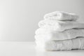Luxurious Bath Towels Display Royalty Free Stock Photo