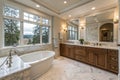 Luxury bathroom interior in Renton, WA Royalty Free Stock Photo