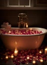 luxurious bathtub Royalty Free Stock Photo