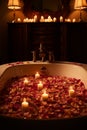 luxurious bathtub Royalty Free Stock Photo