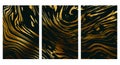 Luxurious black golden background. Artistic texture for birthday cards, wedding invitations. Royalty Free Stock Photo