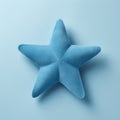 Luxurious Blue Foam Star Decorative Object For Plush Doll Art