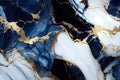 Luxurious blue and gold marble texture