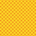 Luxurious bright yellow checkered seamless background, vector illustration Royalty Free Stock Photo