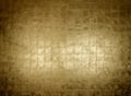 Luxurious burnished gold leaf surface on background panel Royalty Free Stock Photo