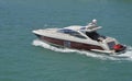 Luxurious Cabin Cruiser Royalty Free Stock Photo