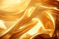 Luxurious and captivating gold crumpled foil texture background for stunning visual appeal