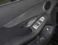Luxurious car door panel. Royalty Free Stock Photo