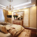 Luxurious Classic Baroque Bedroom Interior Desig