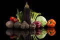 Luxurious colorful vegetable still life. Royalty Free Stock Photo