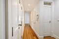 Luxurious corridor design with multiple doors