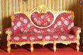 luxurious couch in a wedding Royalty Free Stock Photo