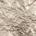 Crinkly Champagne Gold Metallic Wrapping Foil Texture