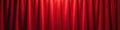 Luxurious deep red velvet curtain, horizontal seamless texture, seamless, drape, burgundy Royalty Free Stock Photo
