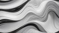 a luxurious digital artwork showcasing a sleek 3D silver wave Royalty Free Stock Photo