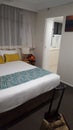 Luxurious double bedroom of the Beach House Resort in Coolangatta in Queensland Australia