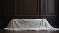 Luxurious Drapery In An Abandoned Bedroom: A Photo-realistic Still Life