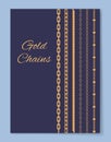 Luxurious Expensive Gold Chains Promotional Poster