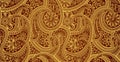 Luxurious floral batik background. Floral decoration curls illustration. Hand drawn paisley pattern elements. Vintage Royalty Free Stock Photo