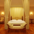 Luxurious four poster bed Royalty Free Stock Photo