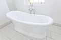 Luxurious free standing bathtub detail Royalty Free Stock Photo