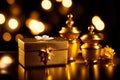 Luxurious Gift Sets Gold Frankincense and Myrrh for a Touch of Elegance.AI Generated