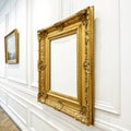 Golden Frame Elegant Interior Design Royalty Free Stock Photo
