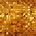 Luxurious golden mosaic