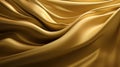 Luxurious Golden Wavy Fabric - An Elegant Display of Refinement and Opulence