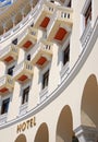 Luxurious hotel balconies Royalty Free Stock Photo