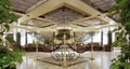 Luxurious hotel foyer