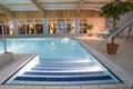 Luxurious indoor swimming pool Royalty Free Stock Photo