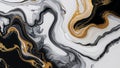 Luxurious Ink Marble Effect Royalty Free Stock Photo