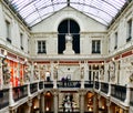 Luxurious interior of the shopping arcade Passage Pommeraye , Nantes, France