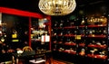 Jewelry Store, Luxurious Black and Red Interior Decoration