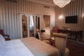 Luxurious King-Sized Bed Hotel Room at Hotel Savoy, Venice - Elegant and Sophisticated Design