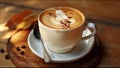 Luxurious Latte Coffee Art Drink Beverage And Food Luxury