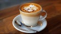 Luxurious Latte Coffee Art Drink Beverage And Food Luxury