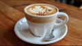 Luxurious Latte Coffee Art Drink Beverage And Food Luxury