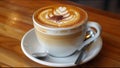 Luxurious Latte Coffee Art Drink Beverage And Food Luxury