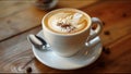 Luxurious Latte Coffee Art Drink Beverage And Food Luxury