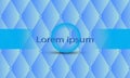 Luxurious leather pattern background, blue buttons, used as an elegant pattern Text area