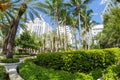The luxurious Loews Miami Beach Hotel in Miami Beach Royalty Free Stock Photo