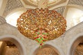 Luxurious lustre in the mosque Royalty Free Stock Photo