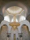 Luxurious lustre in the mosque Royalty Free Stock Photo